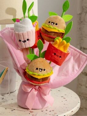 NWT Smoko Fast Foodies Plush Bouquet
